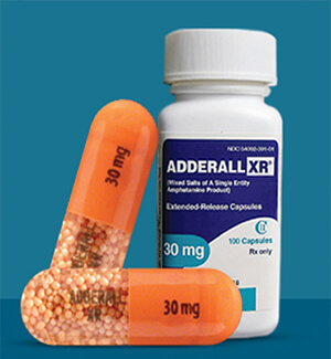 Adderall (DEXTROAMPHETAMINE-AMPHETAMINE) 30mg XR Capsules  x 1's