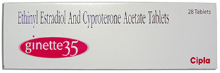 Ginette 35mg Tablets  x 1's